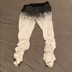 Contender black and white joggers